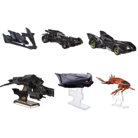 Coleção 6 Batman Retrô Hot Wheels Mattel DMC55 em Promoção na