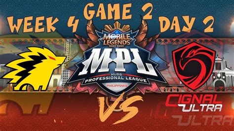 Onic Ph Vs Cignal Ultra Mpl Season Week Day Game Full Gameplay