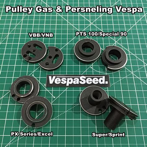 Jual PULLEY PULI KAWAT GAS GIGI PERSNELING VESPA PX EXCEL SUPER SPRINT