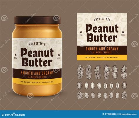 Vector Peanut Logo In Cartoon Style CartoonDealer 154769318