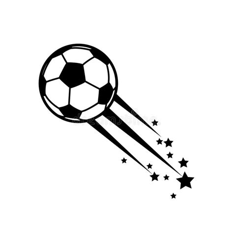 Soccer Ball Icon Vector Football Kick Illustration Sign Goal Symbol