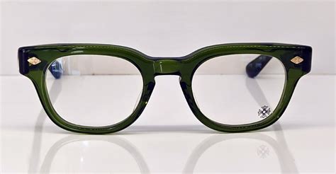 Chrome Hearts Jenna Tail Yea Dark Olive Rx Glasses In Black For Men