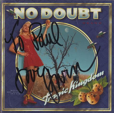 No Doubt Tragic Kingdom AUTOGRAPHED US CD Album CDLP 341455