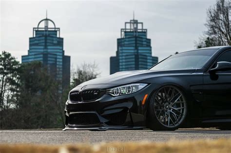 Bmw F80 M3 Black Slammed On V Ff 107 Wheels