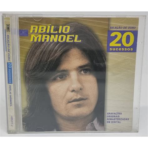 Ab Lio Manoel Sele O De Ouro Sucessos Cd Shopee Brasil