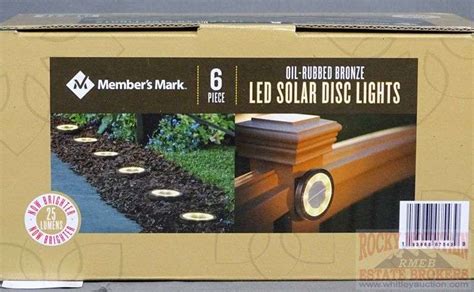 New Member S Mark Piece Lumen Led Solar Disc Lights Easily