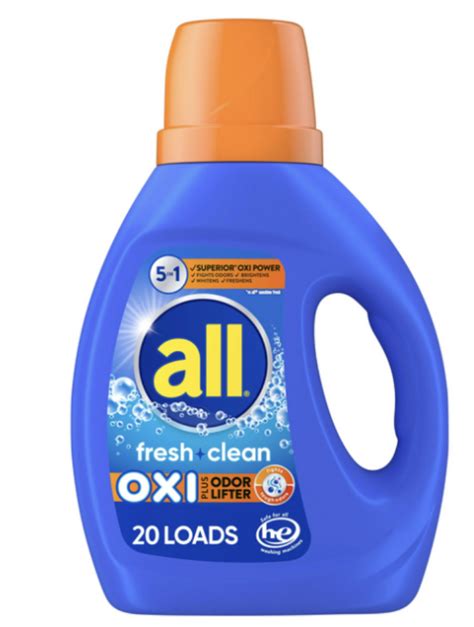 All Fresh Clean Laundry Detergent Only 1 74 Each At Walmart Extreme