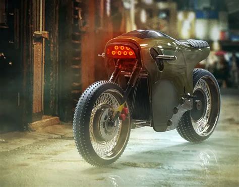 Electric Cafe Racer Concept by Michael Cohen - Tuvie Design