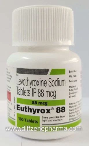 Levothyroxine Sodium Tablet 88mcg At Rs 120 Bottle Thyroid Medicine