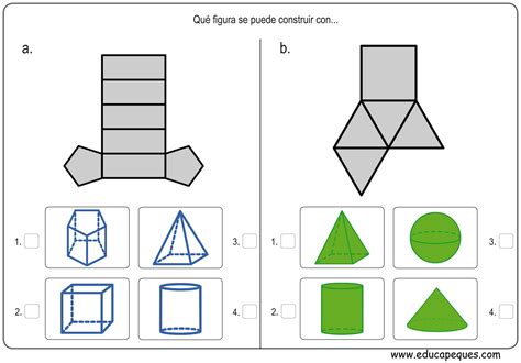 12 Fichas con EJERCICIOS FIGURAS GEOMÉTRICAS PRIMARIA