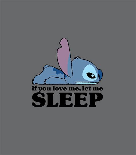 Disney Lilo Stitch Sleepy Stitch Digital Art By Kathon Burtne Fine Art America