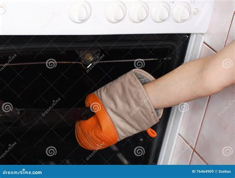 Home Cooking Stock Image Image Of Stove Hand Oven 76464909