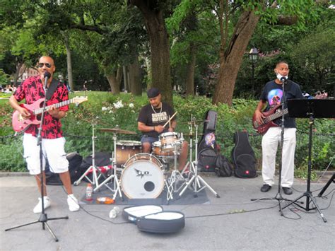 Cant Stop The Music Bands Play In Parks Gardens At Sidewalk Cafes