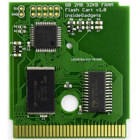 Gameboy 2mb 32kb Fram Flash Cart Insidegadgets Shop