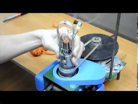 Шнуровязальная машина - 7 й класс. - YouTube