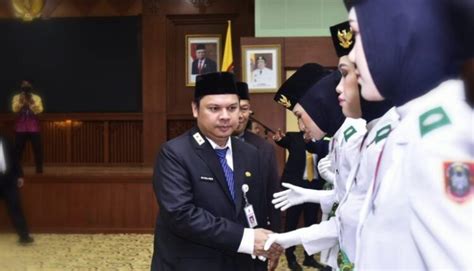 Purna Paskibraka Duta Pancasila Provinsi Kalsel Dikukuhkan Jejakrekam