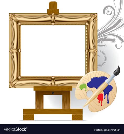 Gold frame Royalty Free Vector Image - VectorStock