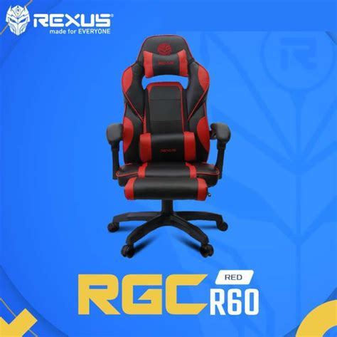 Promo Rexus Rgc R Gaming Chair With Footrest Diskon Di Seller