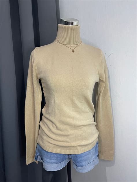 Bangkok Turtleneck Nude Longsleeves Wool On Carousell