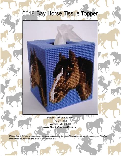 Bay Horse Tissue Topper Plastic Canvas Pattern Pdf Download