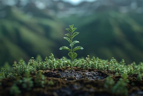 Premium Photo Small Plant Growing On Soil