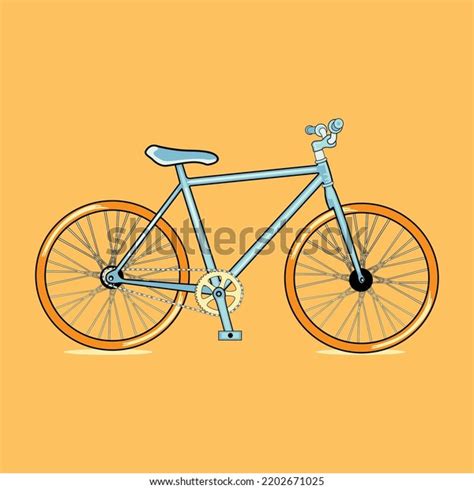 Bicycle Simple Mountain Bike Vector Design Stock Vector (Royalty Free ...