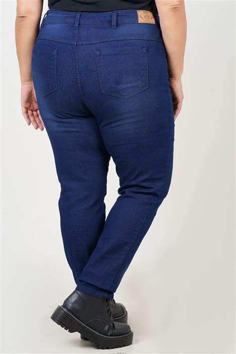 Calça Skinny Blue Jeans Plus Size Jeans Blue Kauê Plus Size Kauê Plus