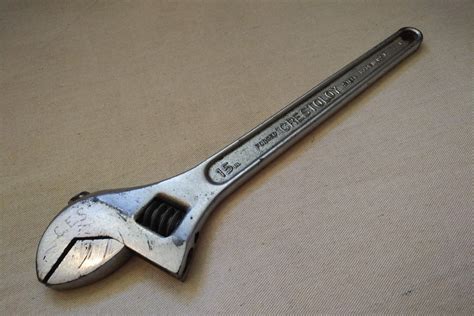 Crescent Tool Co 15 Inch Crestoloy Adjustable Wrench Jamestown Ny Vinty