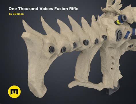 One Thousand Voices Fusion Rifle 3d Model 3d Printable Cgtrader