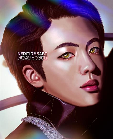 N Bts Fanartist On Twitter Proof Bts Twt Seokjin Jinfanart