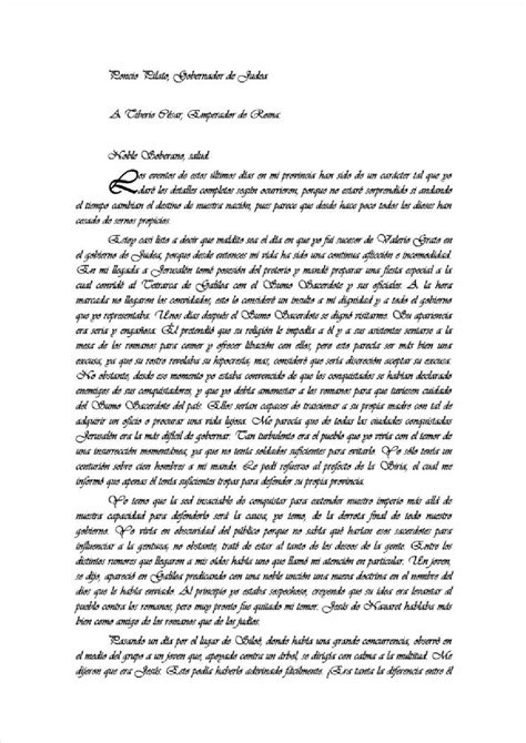 PDF Carta de Poncio Pilato a César Sobre Jesús DOKUMEN TIPS