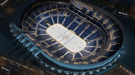 Elegant Bridgestone Arena 3d Seating Chart