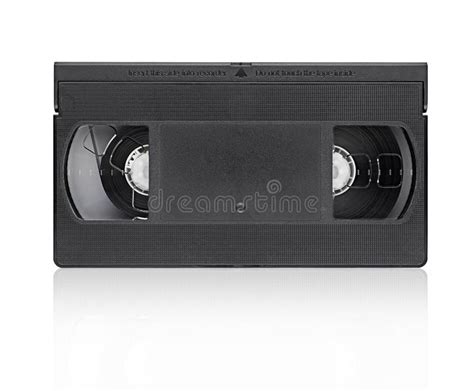 Vhs Tape Old Vhs Video Tape With Copy Space Isolated On White