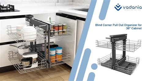 How To Install Vadania Pull Out Blind Corner Kitchen Organizer For