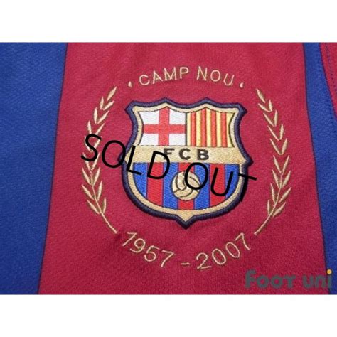 FC Barcelona 2007 2008 Home Long Sleeve Shirt 10 Ronaldinho Online