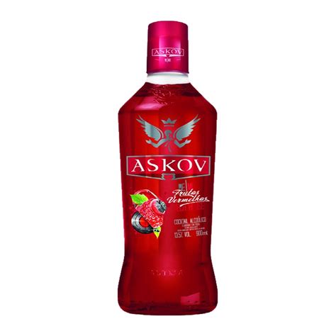 Vodka Coquetel Alcoólico Remix Frutas Vermelhas para Saquerinha Askov