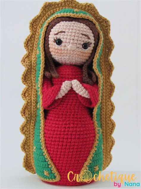 Our Lady Of Guadalupe Mexico Crochet Pattern Virgen De Etsy