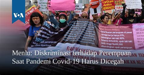 Menlu Diskriminasi Terhadap Perempuan Saat Pandemi Covid Harus Dicegah