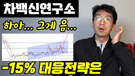 차백신연구소 마이너스 15대응전략은엘리엇파동에 의한 차트분석주식코스닥차백신연구소 Youtube