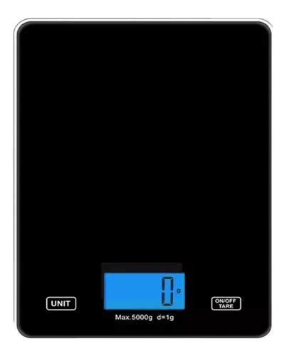 Balanza Digital Cocina Alimentos 5kg Alta Precision Femmto Color Negro