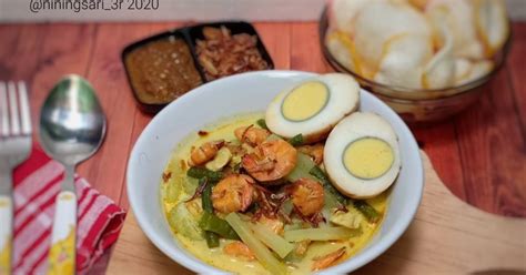 Resep Lontong Sayur Udang Oleh Nining Sari R Cookpad