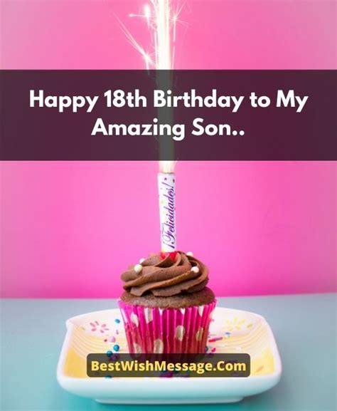 18th Birthday Wishes For Son Turning 18 Wishes And Messages