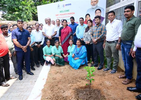 Honble Deputy Cm Planted Sapling At Paryatan Bhawan And Otdc Under The