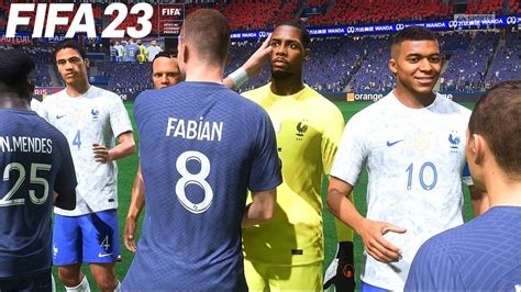 Psg France Fifa 23 Realistic Gameplay And Graphics Mod Youtube