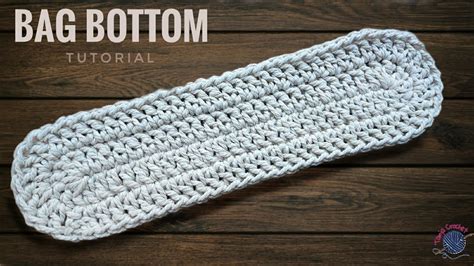 How To Make Crochet Bag Base Diy Oval Bag Bottom Tutorial Youtube