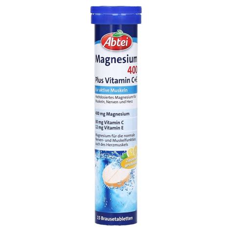 Abtei Magnesium Plus Vitamin C E St St Online Kaufen