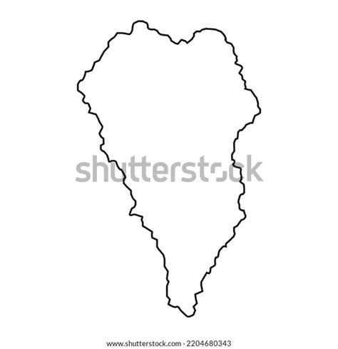 La Palma Island Map Spain Region Stock Vector (Royalty Free) 2204680343 ...