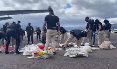 Cocaína decomisada en Punta Izopo estaba etiquetada con un aguila