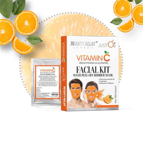 Vitamin C Facial Kit With Peel Off Rubber Mask