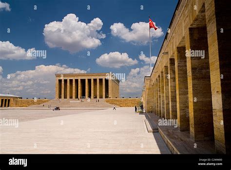 T Rkei Ankara Anitkabir Mausoleum Von Mustafa Kemal Atat Rk Gr Nder Und